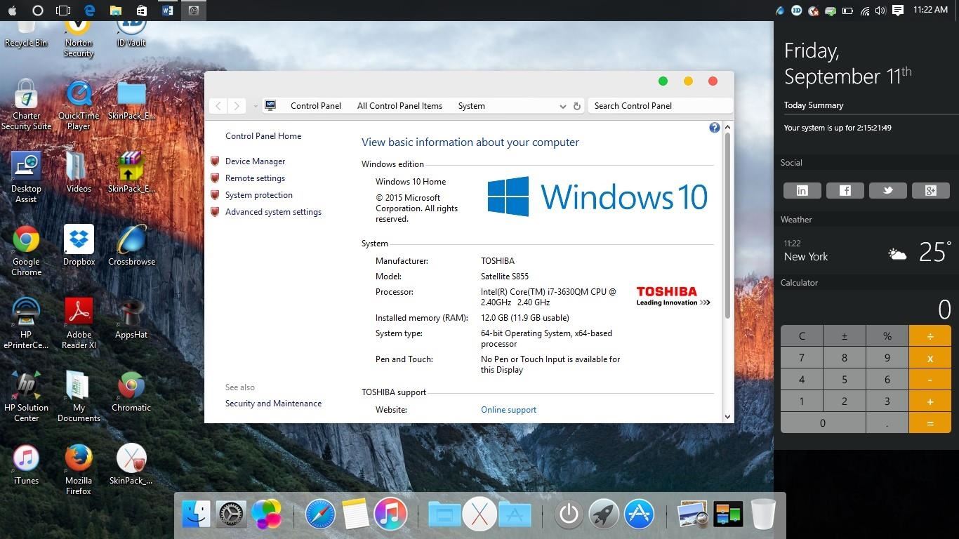 windows 10 os for mac